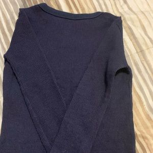 Blue long sleeve size {S}